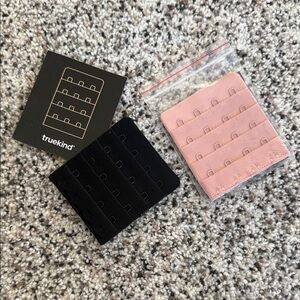 truekind 2-Pack Bra Extender Set in Black and Blush Pink